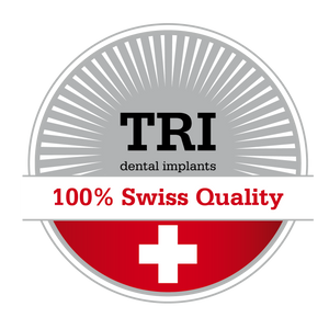 Vent Implant Machined, Ø 3.75mm, with Surgical Cover Screw, By TRI Swiss Dental Implants